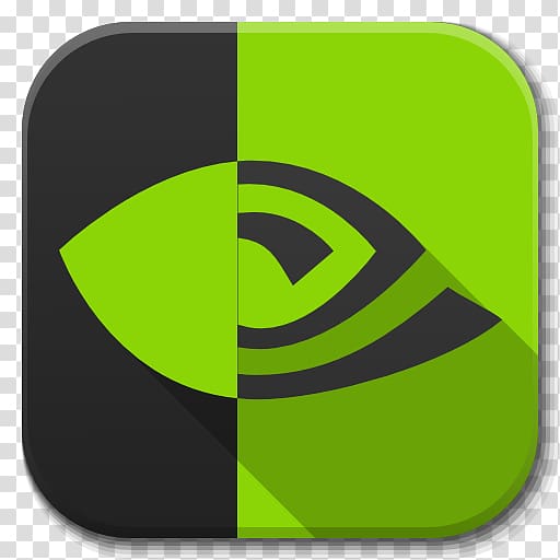 Nvidia logo, grass symbol yellow, Apps Nvidia transparent background PNG clipart