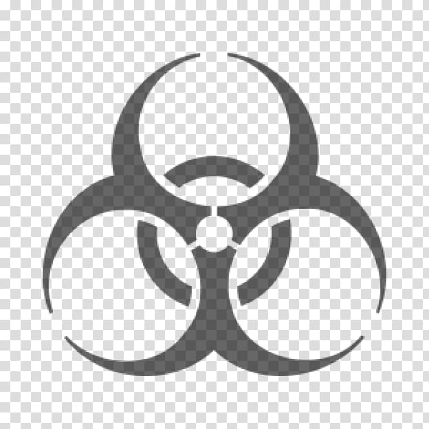 Biological hazard Hazard symbol, symbol transparent background PNG clipart