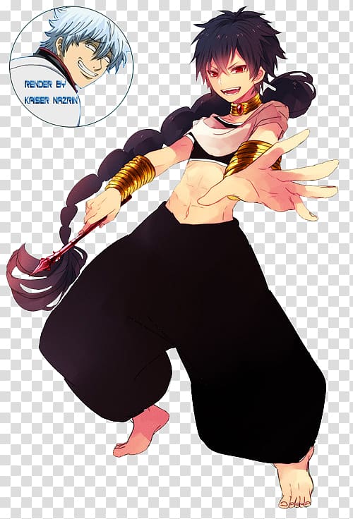 Magi: The Labyrinth of Magic Anime Judal Manga, peach ink creative transparent background PNG clipart