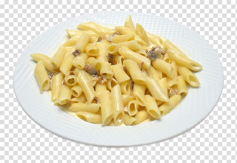 Penne Vegetarian cuisine Taglierini Carbonara Food, makarna transparent background PNG clipart