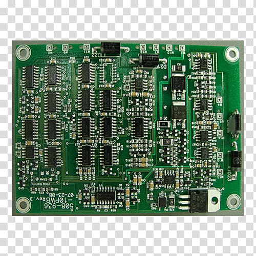 Microcontroller Electronic component Printed circuit board Electrical network Electronics, others transparent background PNG clipart