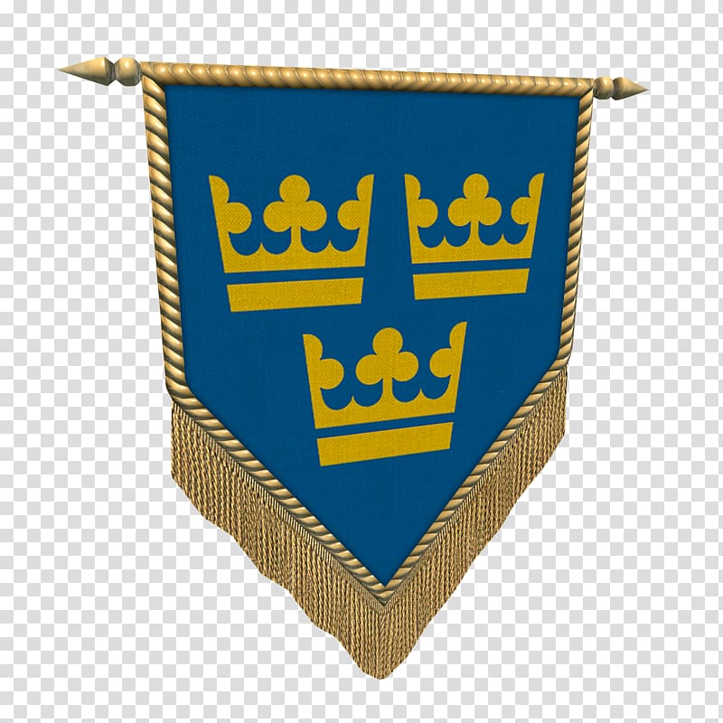 Coat of arms of Sweden Three Crowns Flag of Sweden, pennants transparent background PNG clipart