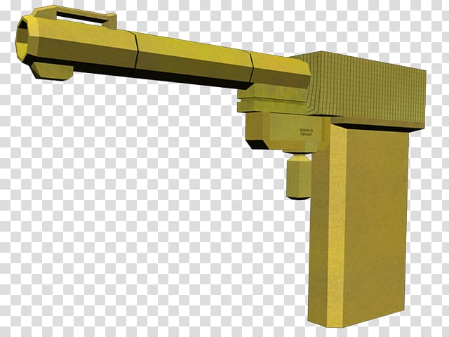 Ammunition Firearm Gun James Bond Cylinder, Gold gun transparent background PNG clipart