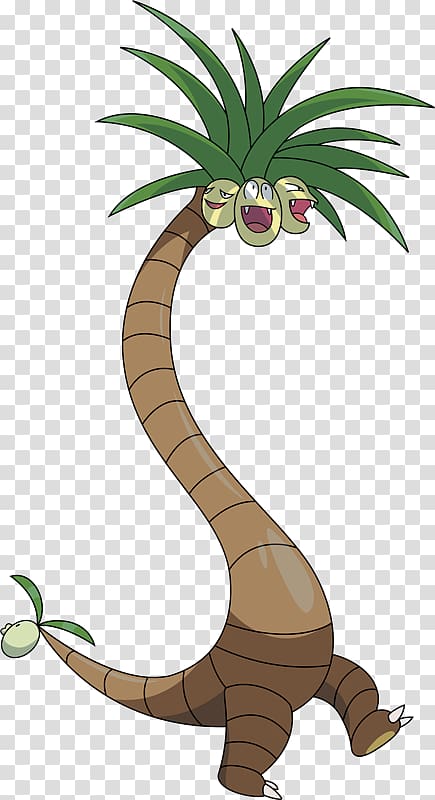 Coconut Exeggutor Alola Pokémon Pokédex, coconut transparent background PNG clipart