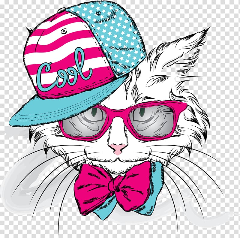 cat , Fashion sketch material Animal transparent background PNG clipart