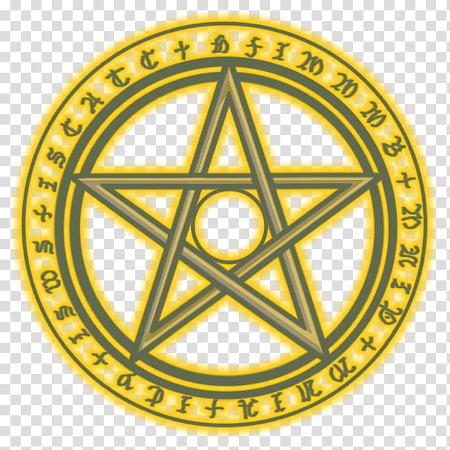 Pentagram Wicca Witchcraft Ceremonial magic, Pentacle Invertit transparent background PNG clipart