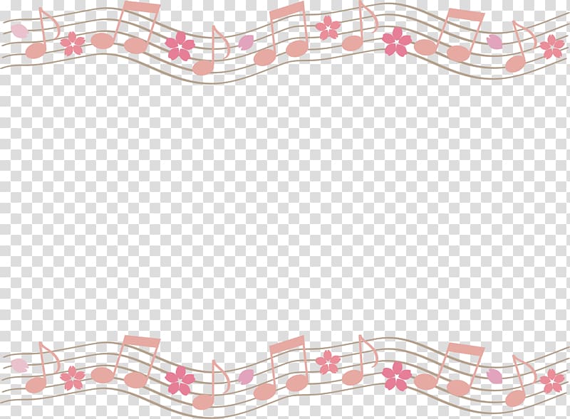 Public domain Copyright-free , music note frame transparent background PNG clipart