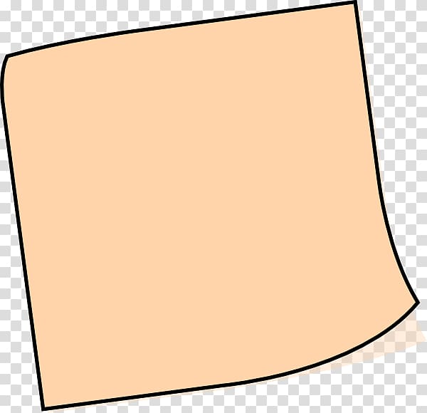 brown paper sheet , Post-it note Paper , Sticky note transparent background PNG clipart