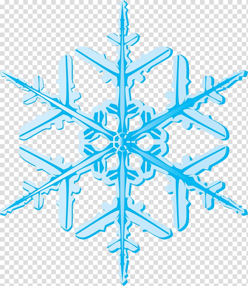 Snowflake Color Blue Ice, Snowflake transparent background PNG clipart