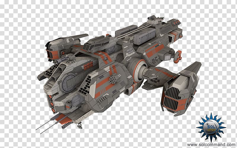 Frigate Starship 3D modeling Spacecraft, Ship transparent background PNG clipart