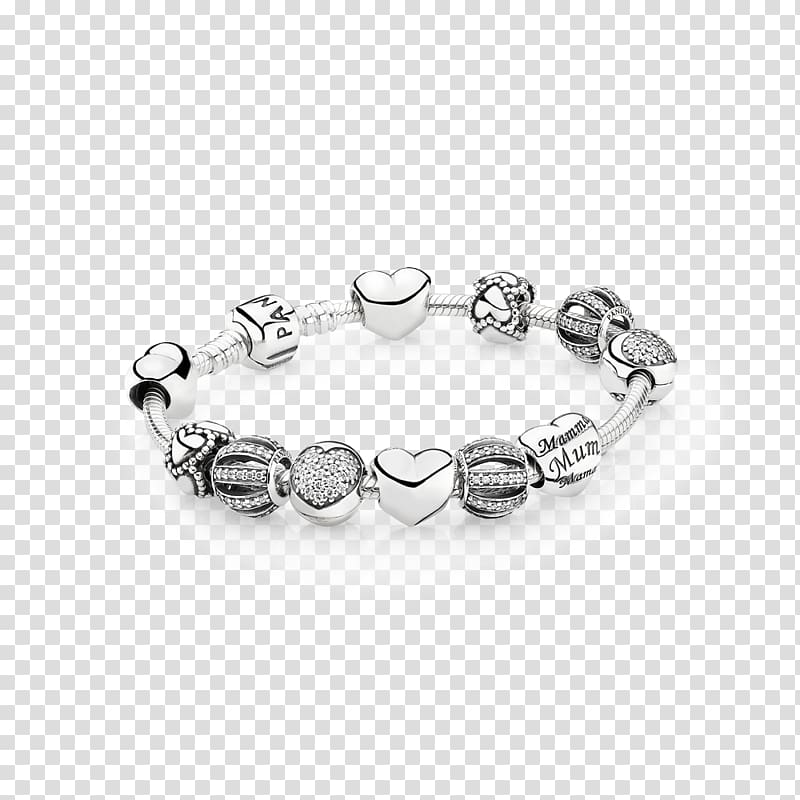 Pandora Charm bracelet Earring Charms & Pendants, Jewellery transparent background PNG clipart