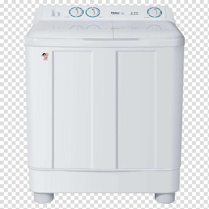 Washing machine Haier Home appliance Midea Laundry detergent, Haier washing machine free to the design material transparent background PNG clipart