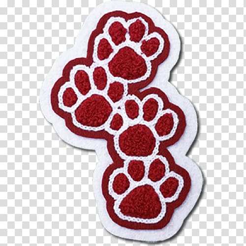Embroidered patch Varsity letter School Paw Shoulder sleeve insignia, 5 Ballet Positions Order transparent background PNG clipart