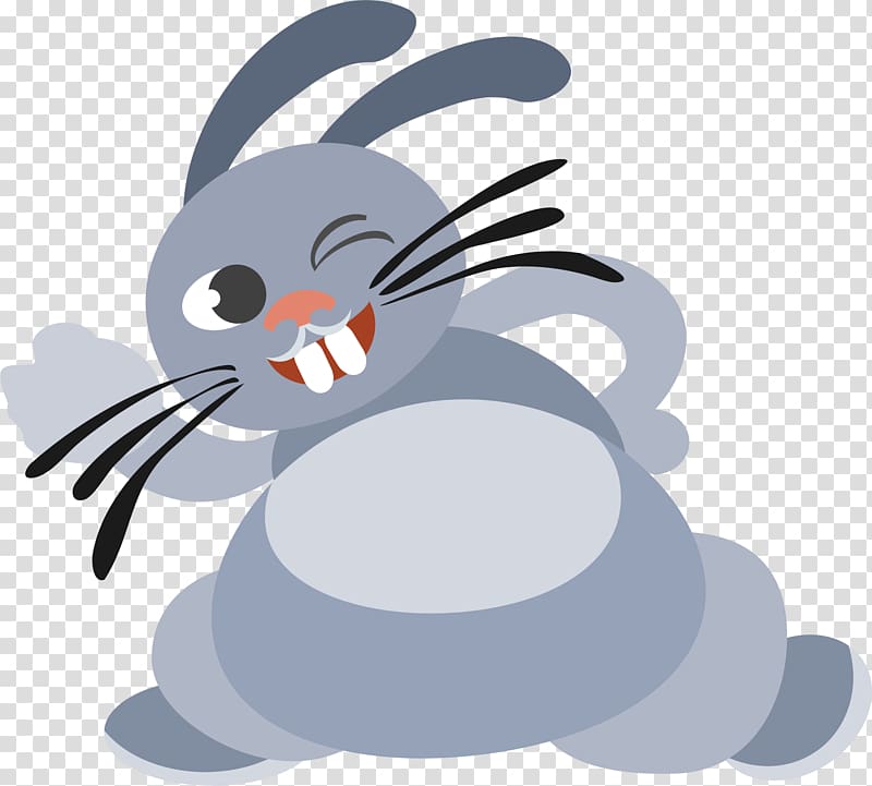 Radio drama Wink Rabbit , bunny transparent background PNG clipart