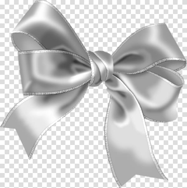 Bow and arrow Ribbon , grey ribbon transparent background PNG clipart