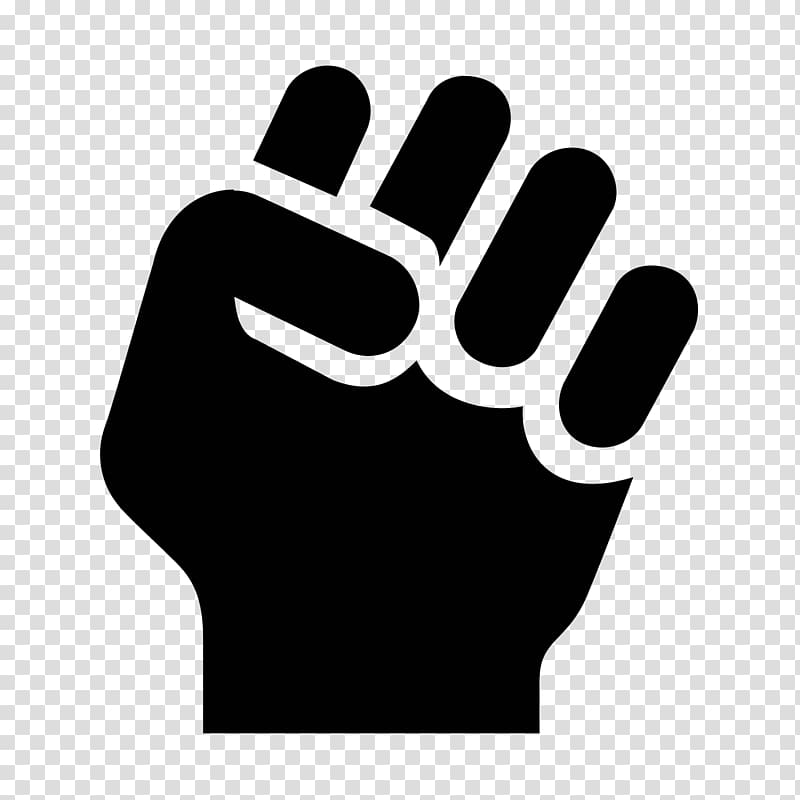 Raised fist Computer Icons , symbol transparent background PNG clipart