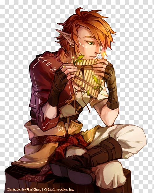 Anime Peter Pan Link Pan flute, Anime transparent background PNG clipart