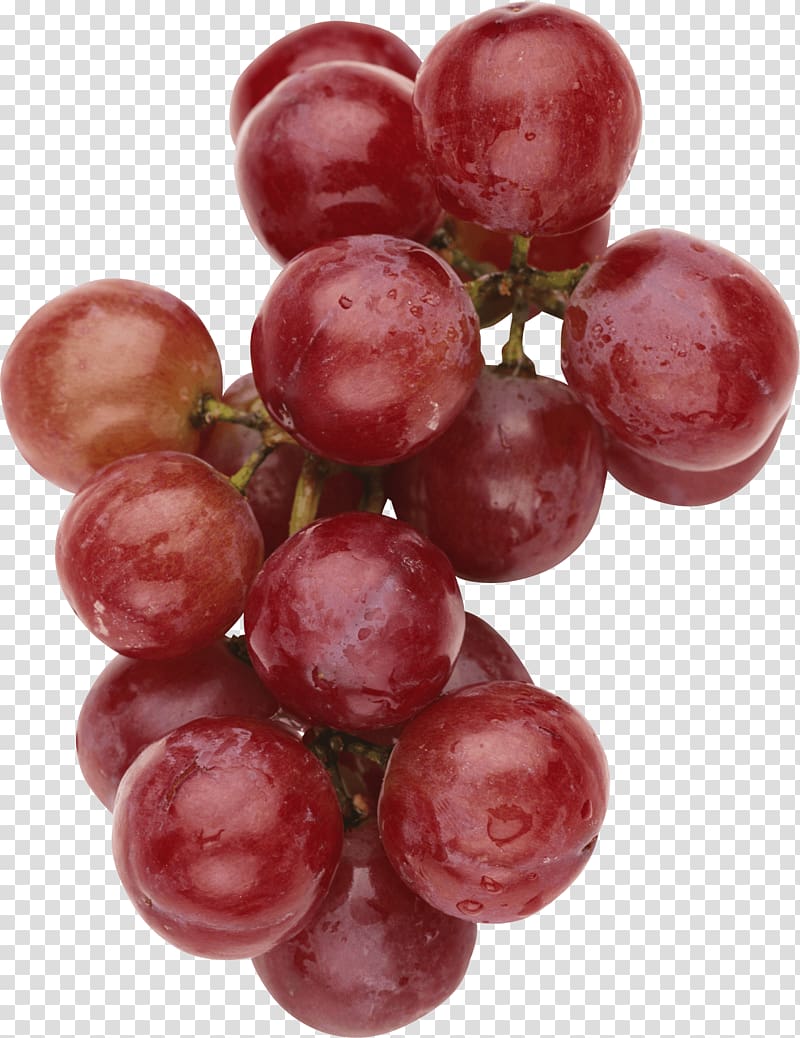 red grapes, Yummy Red Grape transparent background PNG clipart