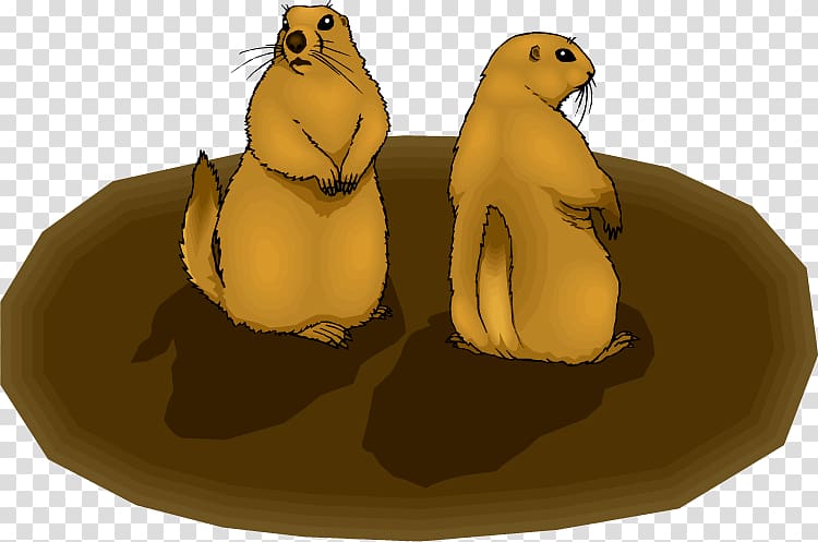 Prairie dog The Groundhog Squirrel Rodent, Groundhog transparent background PNG clipart