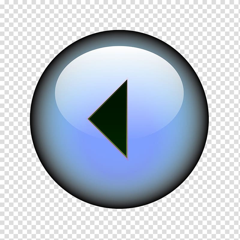 , Left triangle button transparent background PNG clipart