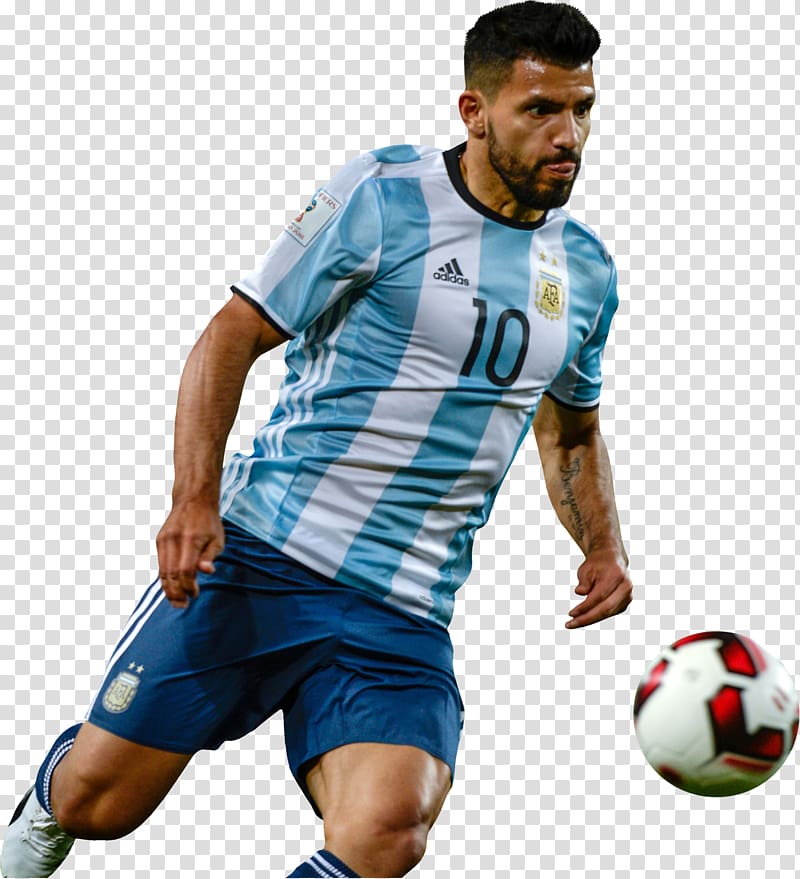 Sergio Agüero Argentina national football team Jersey 2018 FIFA World Cup, football transparent background PNG clipart