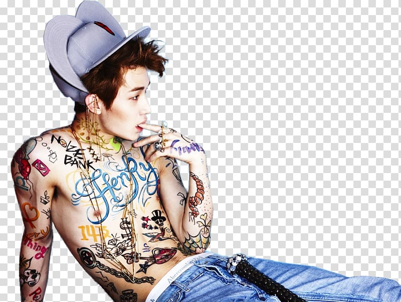 Henry Lau Trap Super Junior-M K-pop, Henry\'s Tailoring transparent background PNG clipart