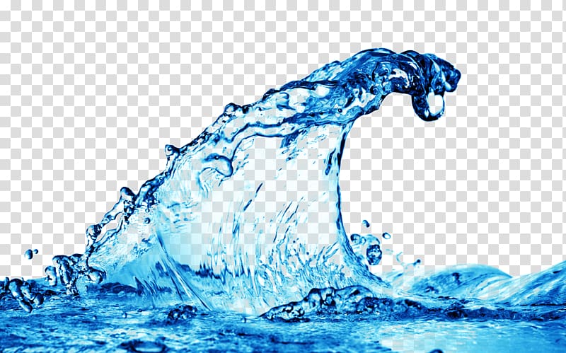 time-lapse of splash of blue water, Wave transparent background PNG clipart