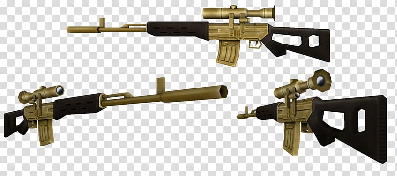 Firearm Dragunov sniper rifle Battlefield Vietnam Weapon, Battlefield transparent background PNG clipart