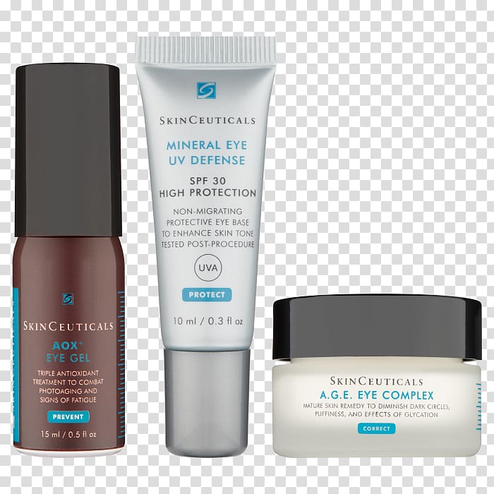 SkinCeuticals Mineral Eye UV Defense Spf30 10ml SkinCeuticals A.G.E. Interrupter SkinCeuticals A.G.E. Eye Complex Skinceuticals Antioxidant Lip Repair 10ml, Eye Care transparent background PNG clipart