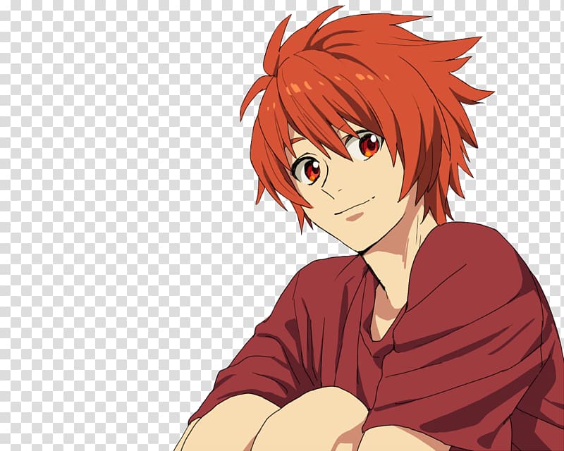 Anime Uta no Prince-sama Kaz Kaan Red hair Mangaka, Anime transparent background PNG clipart