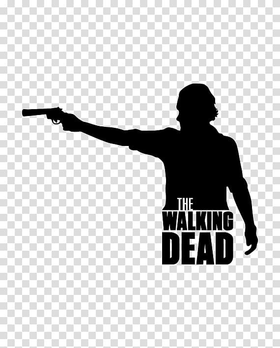 Blacked Out Rick Grimes Silhouette