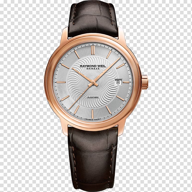 RAYMOND WEIL Maestro Automatic watch Watch strap, watch transparent background PNG clipart