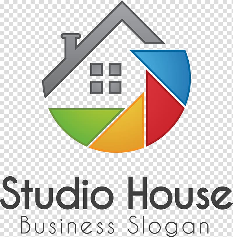 Studio House logo, Logo House Home Studio, Cute home furniture logo design transparent background PNG clipart