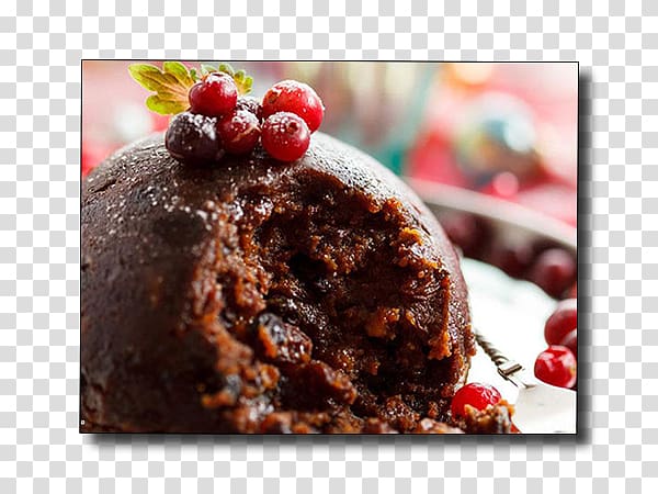 Christmas pudding Chocolate brownie Chocolate pudding Chocolate cake Torta caprese, chocolate cake transparent background PNG clipart