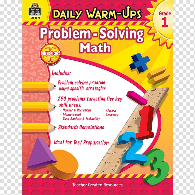 Daily Warm-Ups: Problem Solving Math Grade 3 Mathematical problem Sixth grade Mathematics, Mathematics transparent background PNG clipart