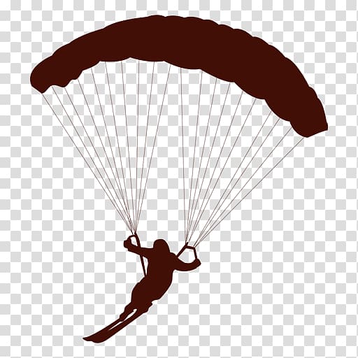 Parachute Parachuting Paragliding Speed flying, parachute transparent background PNG clipart