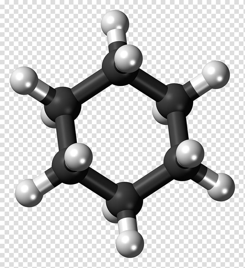 Cyclohexane conformation Molecule Tetralin Chemical compound, molecule transparent background PNG clipart