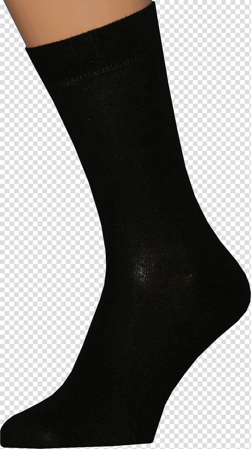 Christmas ing Sock Hosiery, Black socks transparent background PNG clipart