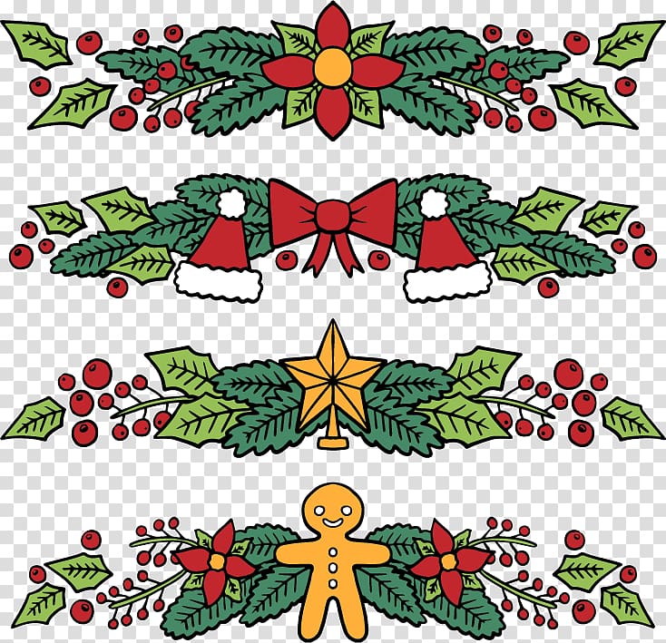 Christmas ornament Christmas decoration, Christmas color separator bar transparent background PNG clipart