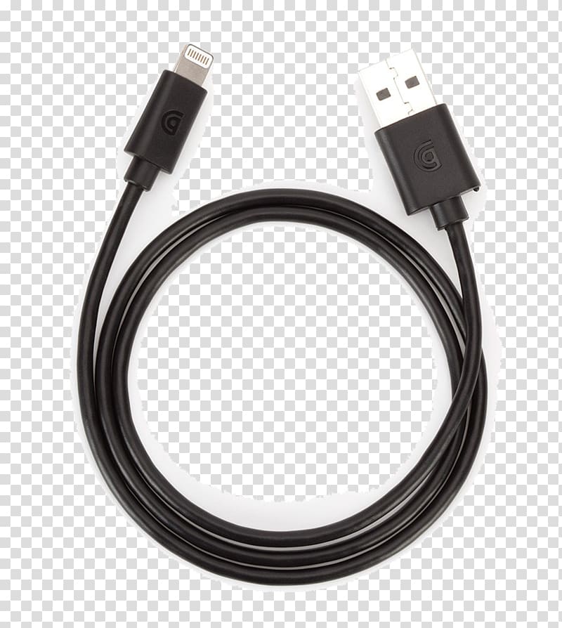 iPhone Lightning Griffin Technology Electrical cable iPad, USB transparent background PNG clipart