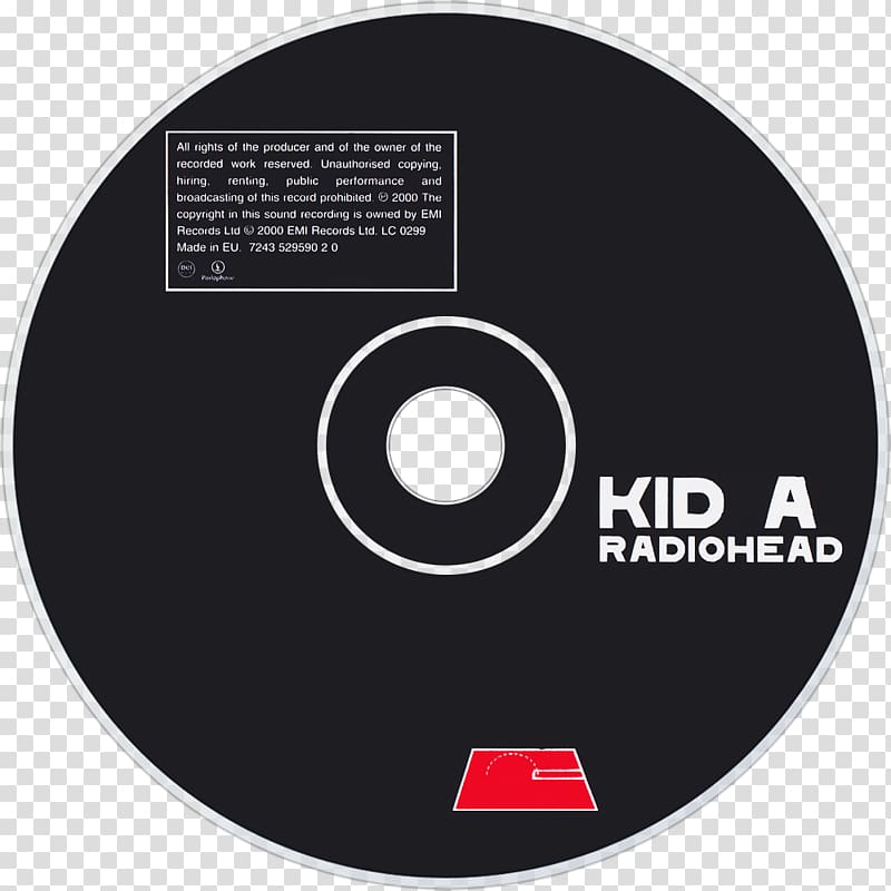 Compact disc Kid A Radiohead: The Best Of Amnesiac, Radiohead transparent background PNG clipart