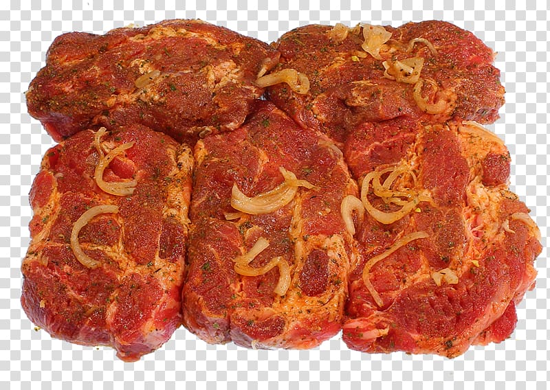 Domestic pig Sobrassada Steak Boston butt Meat, meat transparent background PNG clipart