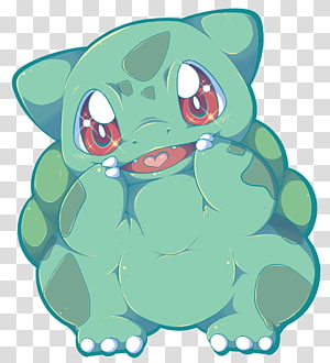 Fan art Digital art Cartoon, Shiny Bulbasaur, png