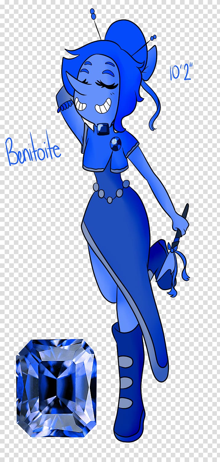 Benitoite Gemstone Anatase Blue Garnet, gemstone transparent background PNG clipart
