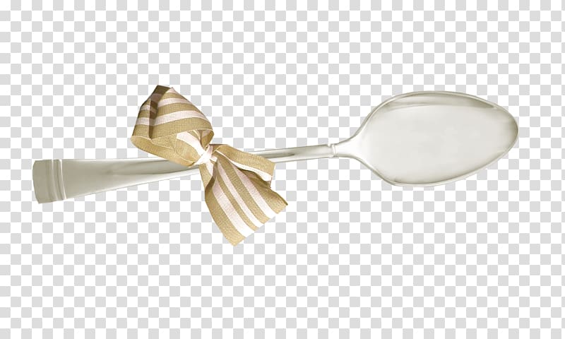 Spoon Tableware Fork Chopsticks, Spoon bow transparent background PNG clipart