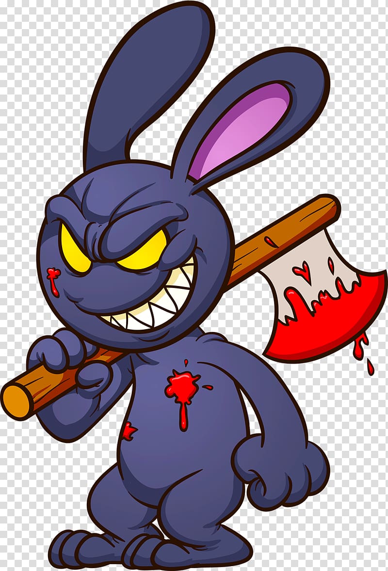 Cartoon Drawing Bugs Bunny, Evil transparent background PNG clipart