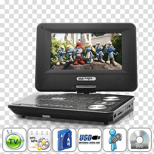 Portable DVD player Плеер Computer Monitors, dvd players transparent background PNG clipart