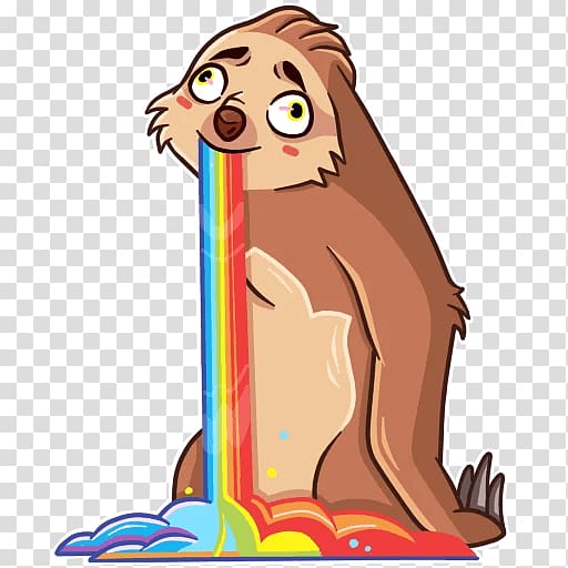 Sloth Sticker Telegram Mammal , others transparent background PNG clipart