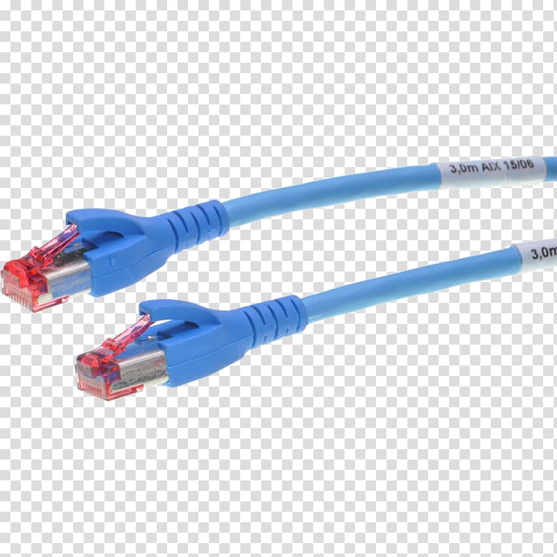 Electrical connector Class F cable Electrical cable Câble catégorie 6a Twisted pair, others transparent background PNG clipart