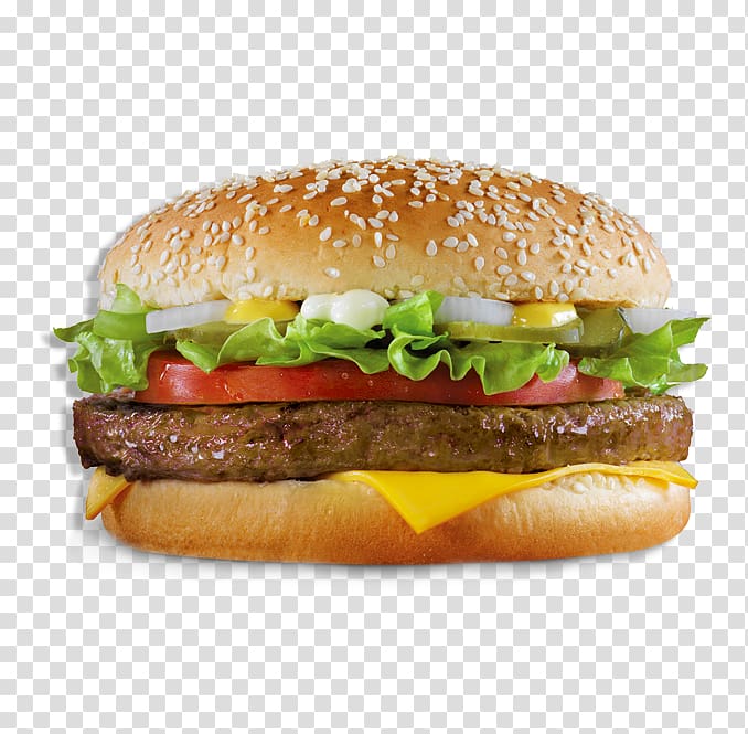 Hamburger Cheeseburger McDonald\'s Quarter Pounder Hot dog Sloppy joe, hot dog transparent background PNG clipart
